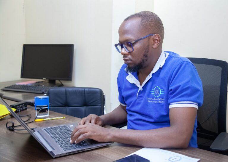 Primrose Rehab and Wellness administrative staff member at the centre's office