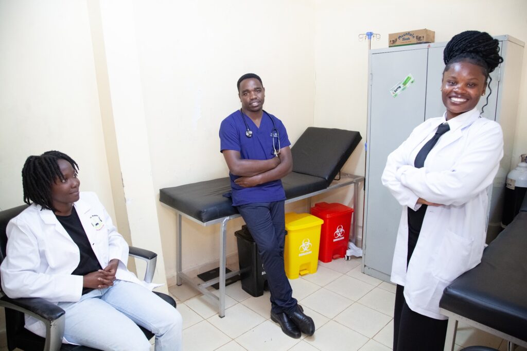 Clinical and nursing staff in the treatment room at Primrose Rehab and Wellness