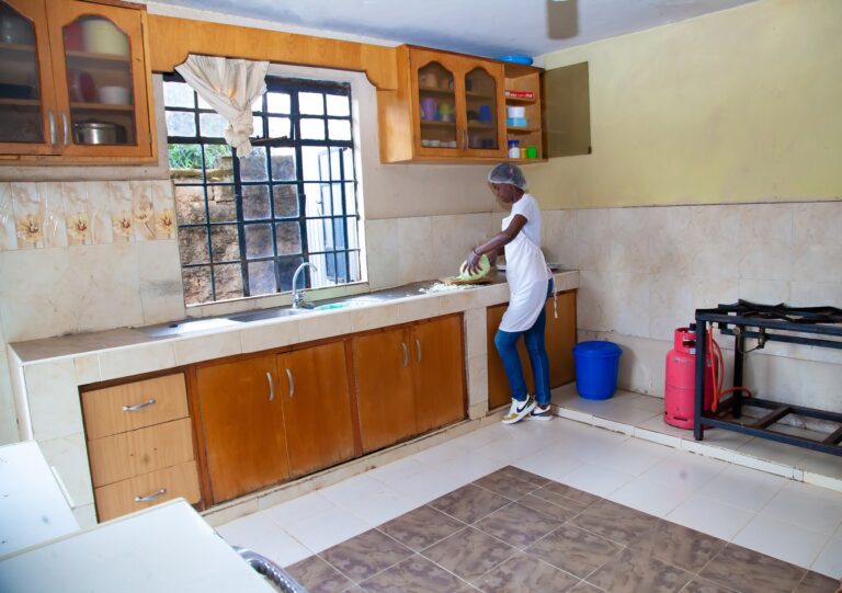 Kitchen staff preparing meals for clients at Primrose Rehab and Wellness Centre