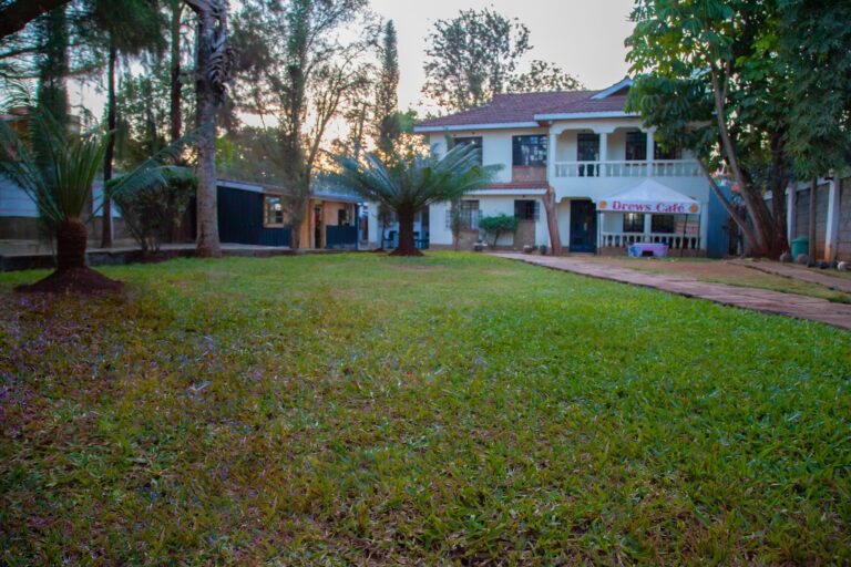 Grounds and lawn at Primrose Rehab and Wellness residential treatment centre, Kiambu Road