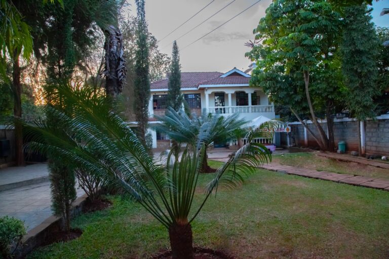 Landscaped gardens at Primrose Rehab and Wellness addiction treatment centre in Kenya