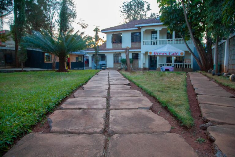 Grounds and residential accommodation at Primrose Rehab and Wellness Centre, Thindigua