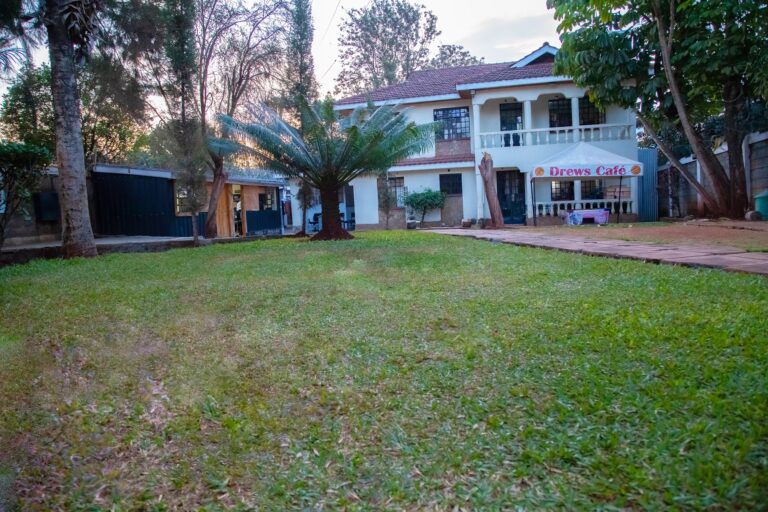 Lawns and outdoor space at Primrose Rehab and Wellness residential rehab in Kenya