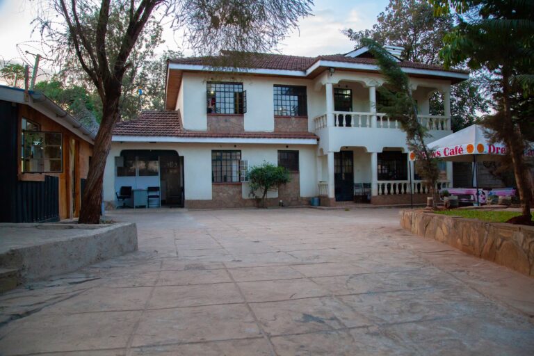 Forecourt and main entrance of Primrose Rehab and Wellness Centre in Thindigua