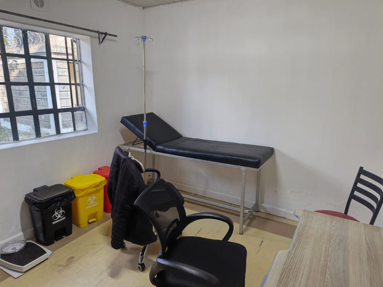 Consultation and treatment room at Primrose Rehab & Wellness Ruai centre