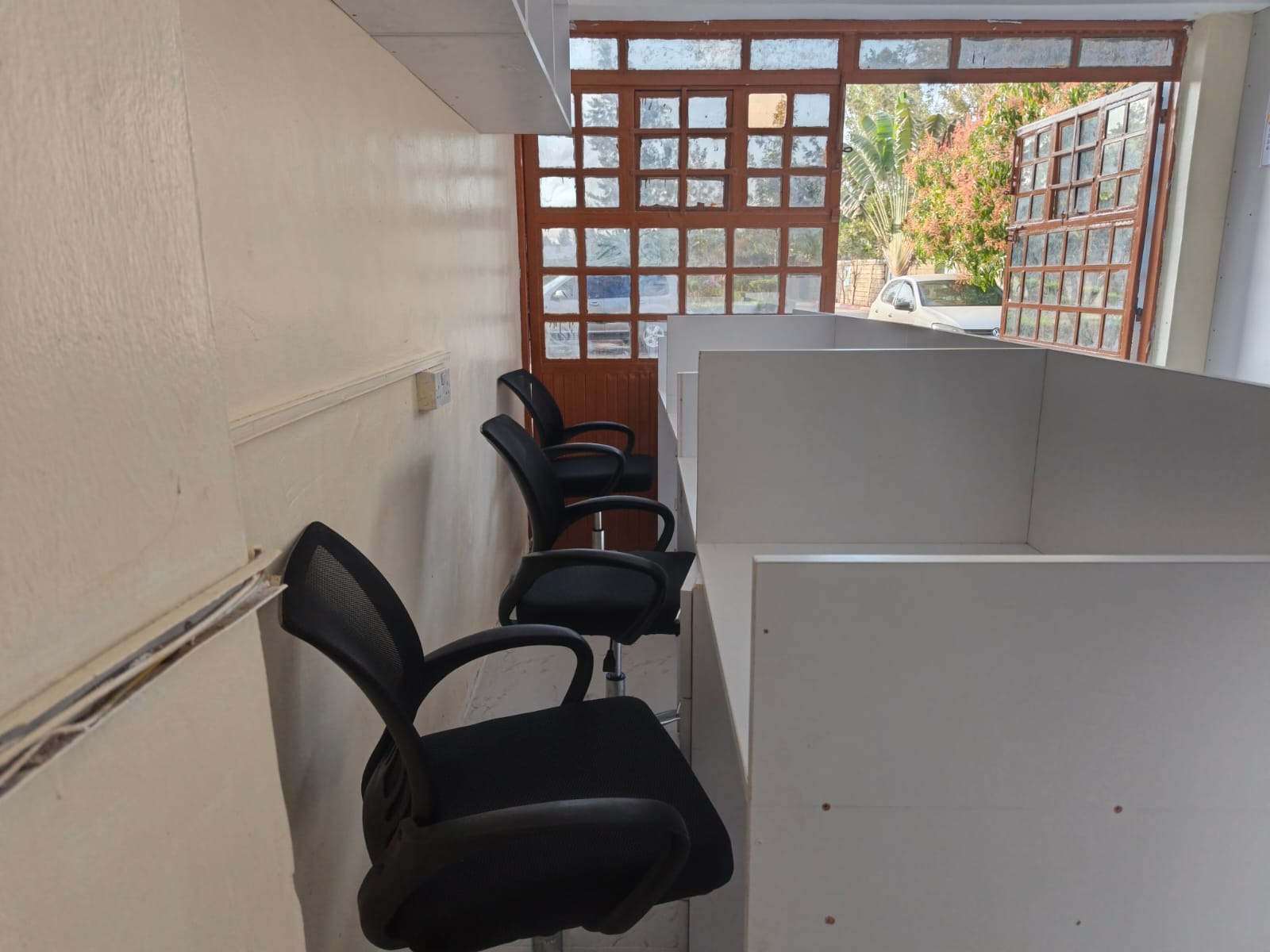 Office workstations at Primrose Rehab & Wellness Ruai centre